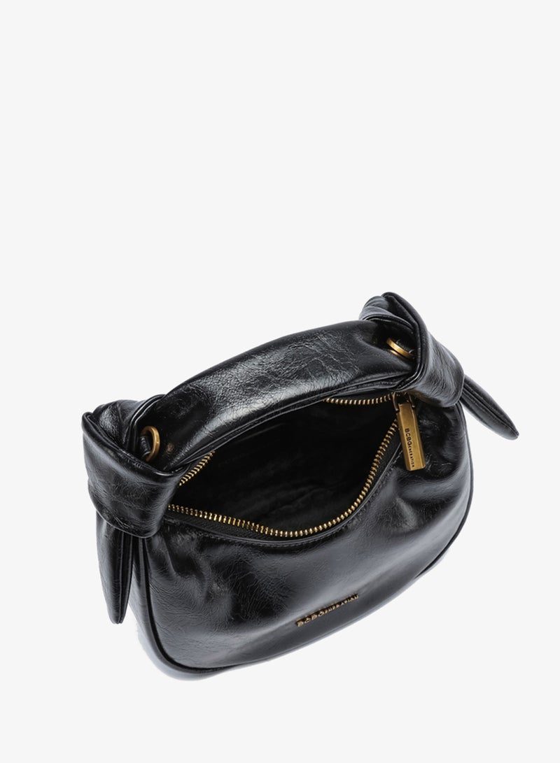 BCBG Textured Crescent Handheld Bag - Image 4